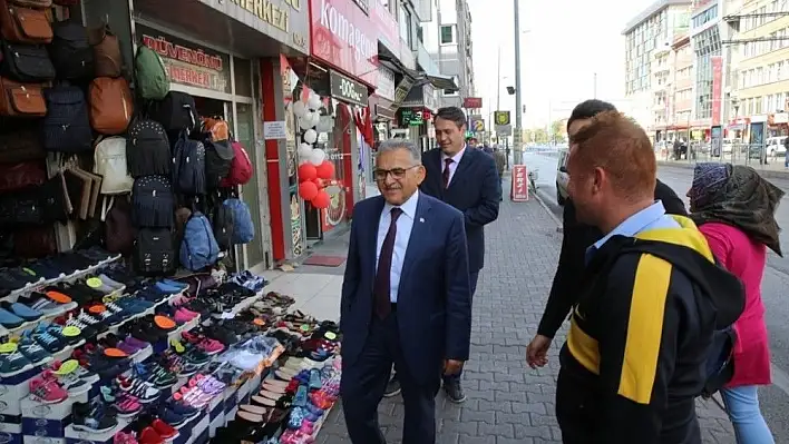 Başkan Büyükkılıç, enflasyonla mücadeleye destek veren esnafa teşekkür etti
