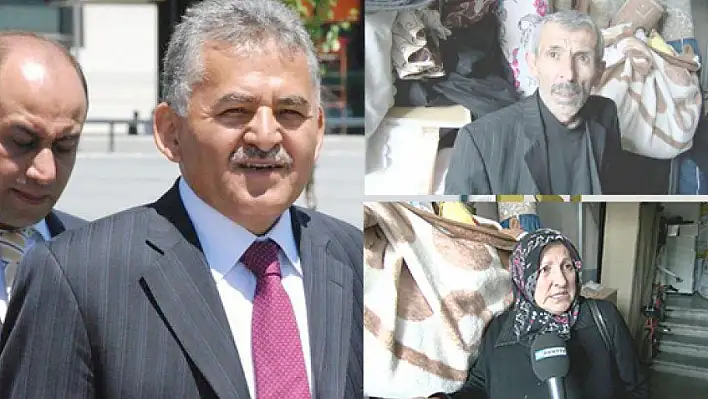 Başkan Büyükkılıç, ev sahibinin sokağa attığı aileye sahip çıktı
