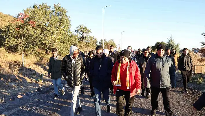 Büyükkılıç, Sabah yürüyüşü yaptı!