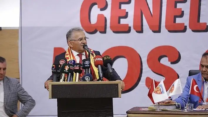 Başkan Büyükkılıç: 'Kayserispor'a destek vermeye devam edeceğiz'
