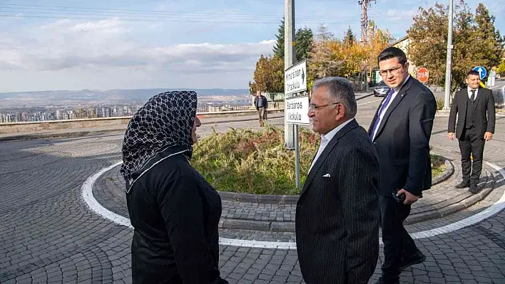 Başkan Büyükkılıç Mimarsinan Mahallesi'nde