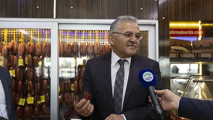 Başkan Büyükkılıç: 'Pastırma Kayseri'de yenir'
