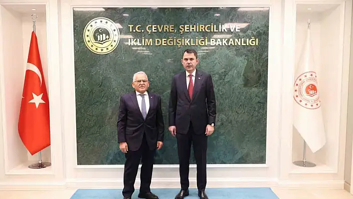 Başkan'dan Bakan'a ziyaret