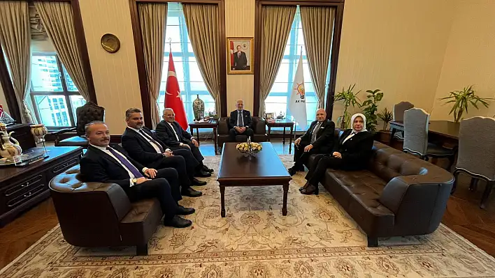 Başkan Büyükkılıç'tan  Başkan Vekili Elitaş'a ziyaret