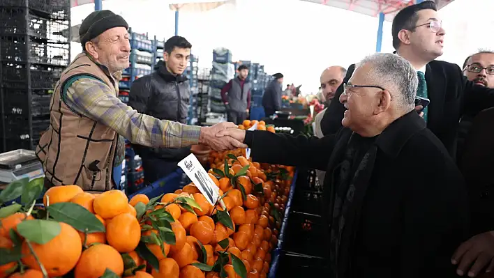 Başkan Büyükkılıç'tan, esnaf ziyareti