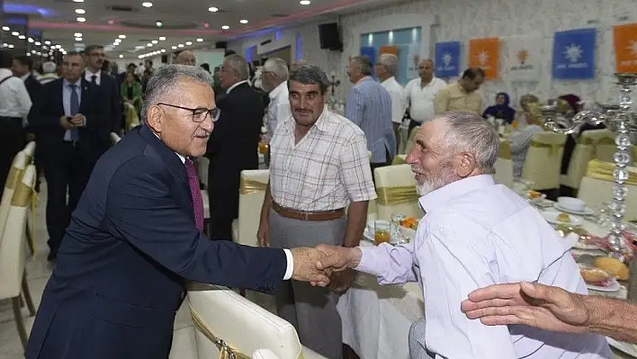 Başkan Büyükkılıç, Tomarza'dan sonra Talas'ta