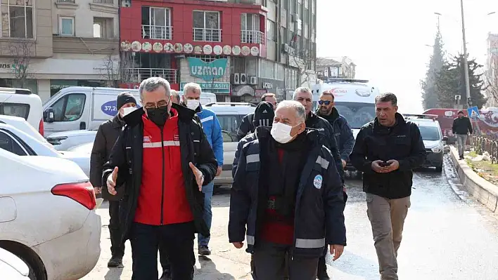 Kayseri heyetinden Kahramanmaraş Belediyesine destek ziyareti