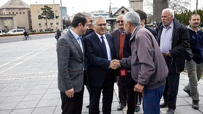 Başkan Büyükkılıç Yeraltı Çarşısı'nı ziyaret etti