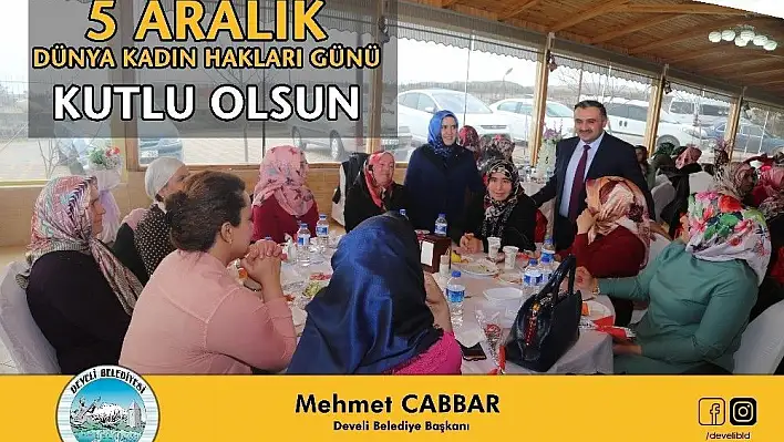 Başkan Cabbar'dan 5 Aralık Dünya Kadın Hakları günü mesajı
