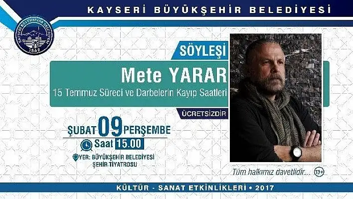 Başkan Çelik, 'Eğitim Kadar Kültür Sanat Da Önemli'
