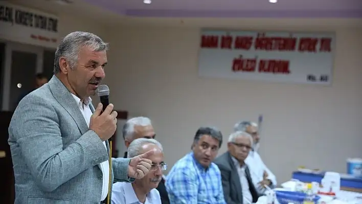 Başkan Çelik, Kayseri Cem Evi'nde Muharrem Orucu iftarına katıldı
