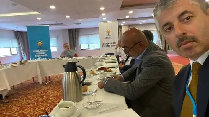 AK Parti İl Başkanı kampa girdi...