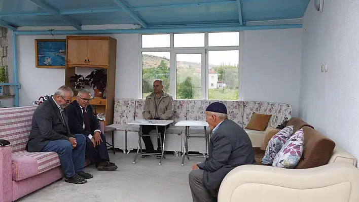 Başkan'dan Muhtar'a taziye