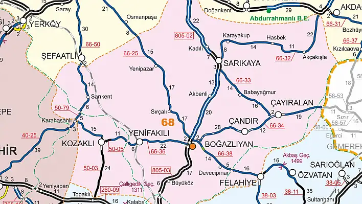 Başkan Kayseri'yi Karadeniz'e bağlayan yolu inceledi