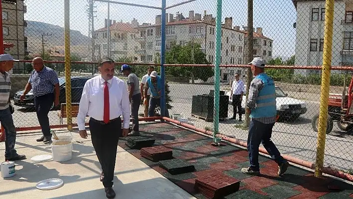 Cabbar, Park Revize Çalışmalarını Yerinde İnceledi