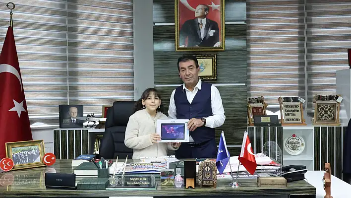 Başkan Metin, şehit kızı Zeynep'i mutlu gününde unutmadı!