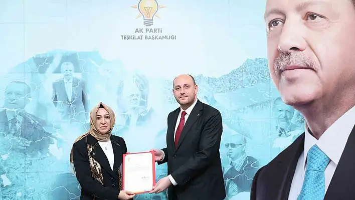 Başkan Özdoğan Kayseri'nin ilk kadın ilçe başkanını tebrik etti