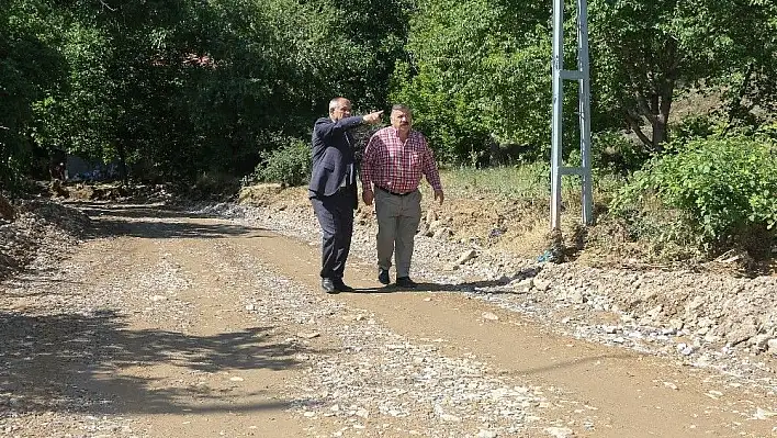 Başkan Öztürk, sel bölgesinde incelemelerde bulundu
