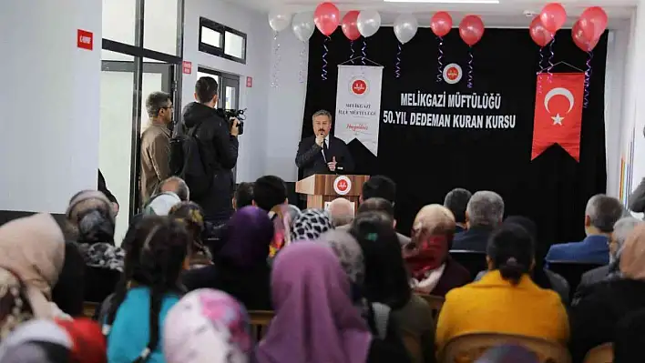 50. Yıl Dedeman Kur'an Kursu açıldı...