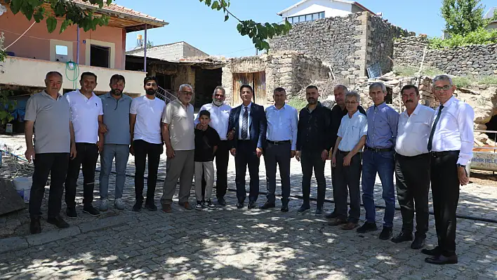 Başkan Şengül ve partililer Yeşilyurt'ta