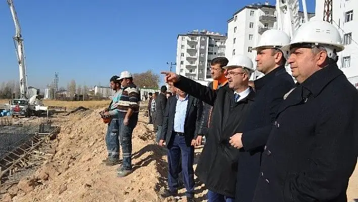 Bünyan'da öğrenci yurdu temeli atıldı