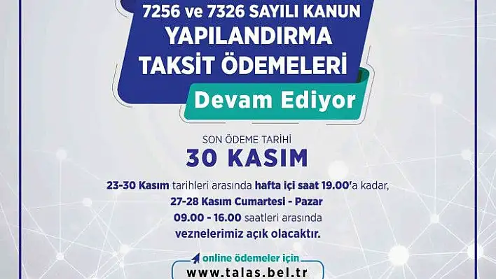 Yalçın'dan vergi hatırlatması