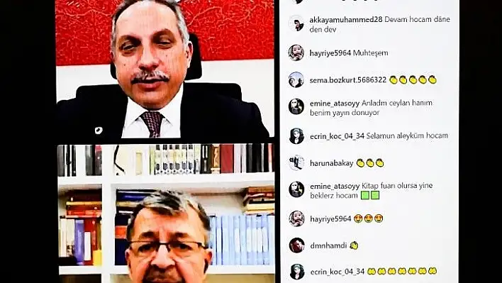 Başkan Yalçın ve Hayati İnanç ile Online Sohbet