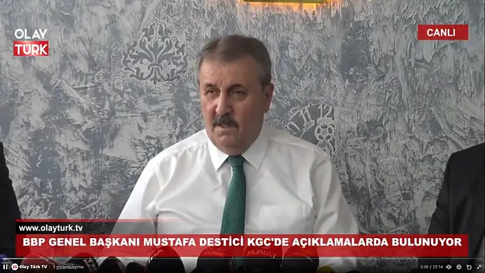BBP Genel Başkanı ortaklarına güveniyor ama…