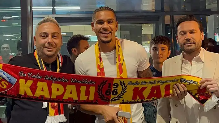 Beklenen golcü Kayseri'de! Bakın nasıl karşılandı!