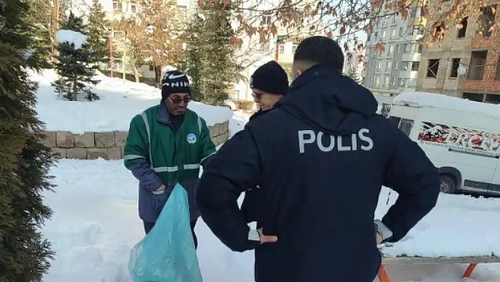 Belediye personelinden örnek davranış