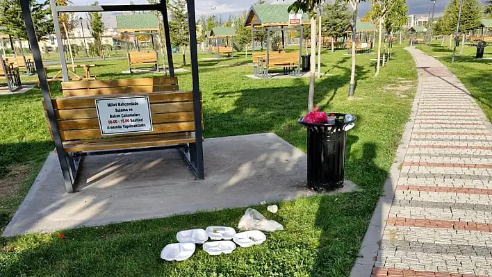 Kayseri'de belediyeyi kızdıran görüntüler! Bunu kim ya da kimler yaptı?