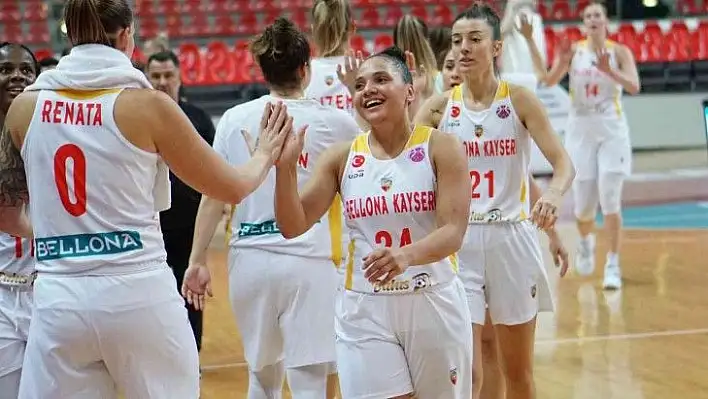 Bellona Kayseri Basketbol ilk galibiyetini aldı