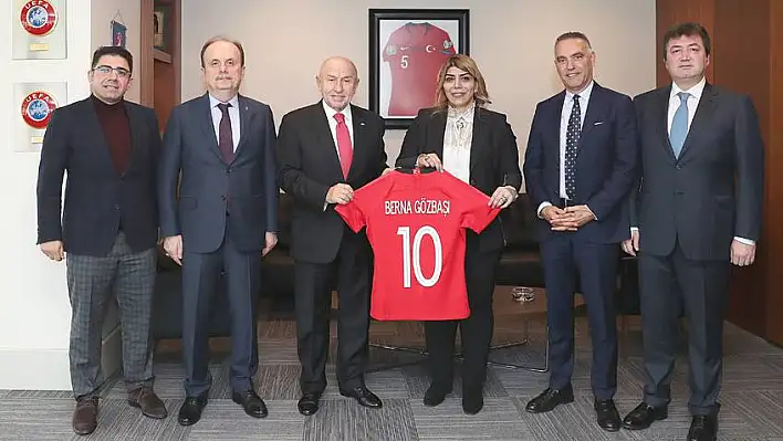 Berna Gözbaşı'dan Başkan Nihat Özdemir'e ziyaret	