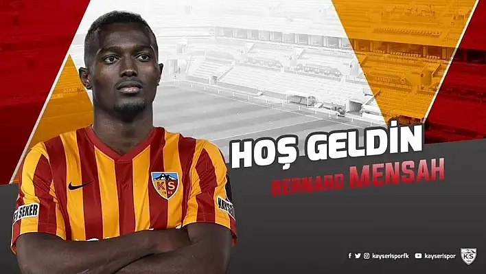 Bernard Mensah Kayserispor'da