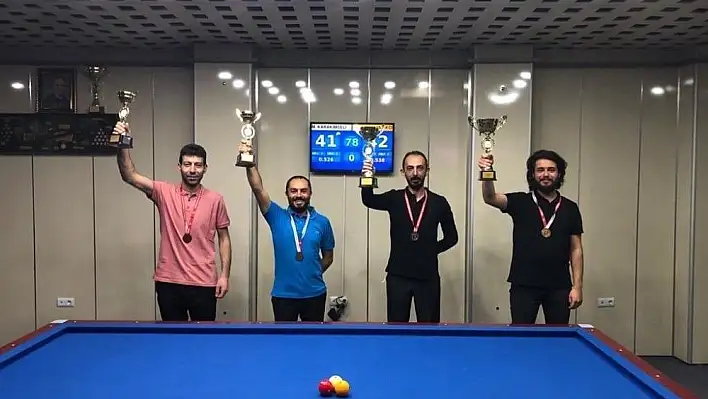 Bilardo heyecanı tamamlandı
