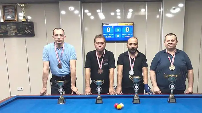 Bilardo İl Birinciliği Sona Erdi