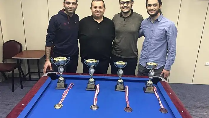 Bilardo 8 Top İl Birinciliği Sona Erdi