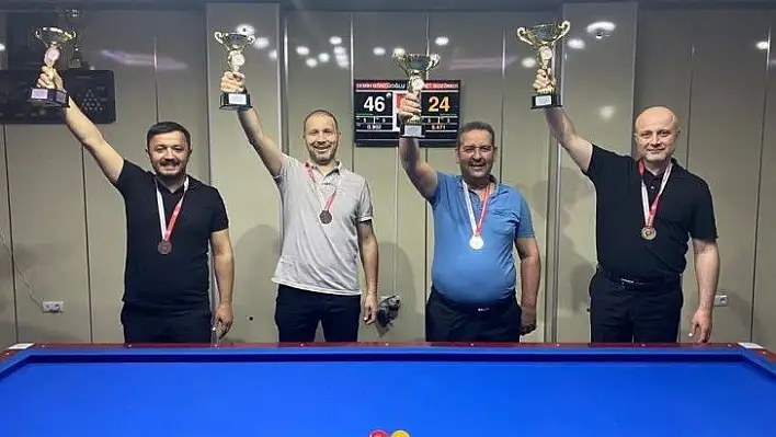 Bilardo Turnuvası tamamlandı