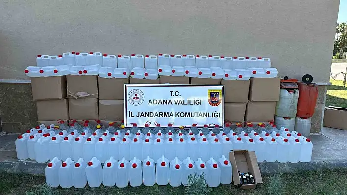 Kaçak alkolün adresi bu kez Adana