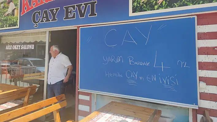 Bu da oldu: Yarım bardak çay 4 TL