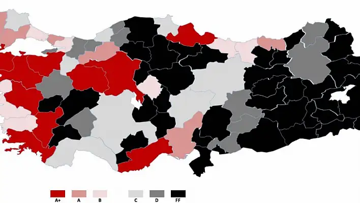Bu sonuçlar Kayseri'yi yönetenleri çok üzecek! Kayseri sınıfta kaldı