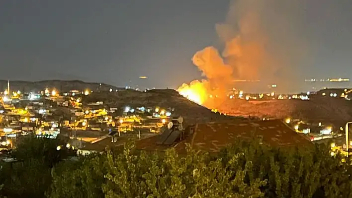 Bu yangın Kayseri'de… Ve bakın sebebi ne!