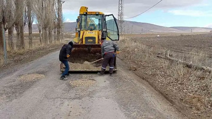 Bünyan Belediyesi bozulan yollar için harekete geçti