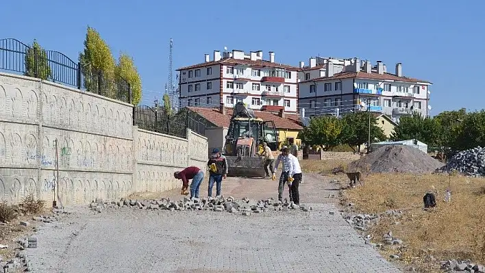 Bünyan Belediyesi ekipleri Cumhuriyet Mahallesi'nde