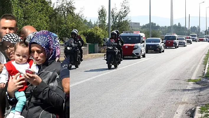 Bünyan'da Şehidin emaneti Zeynep okulla böyle gitti!