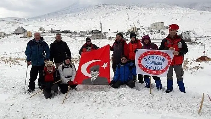 Bünyan Dostları Derneği engelliler için tırmanış düzenledi