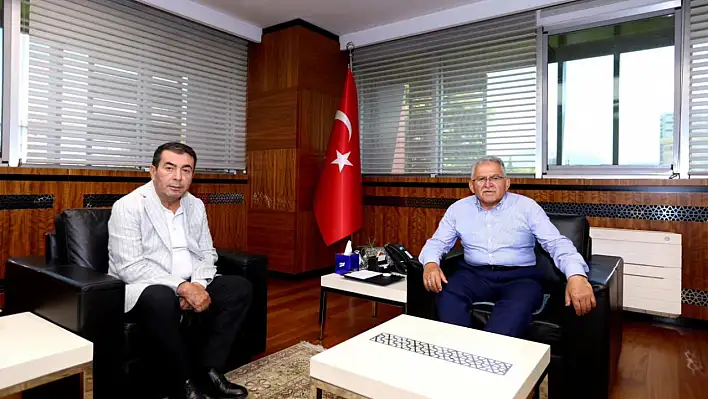 Bünyan için kritik ziyaretler! Metin önce Büyükkılıç ardından Çiçek ile görüştü