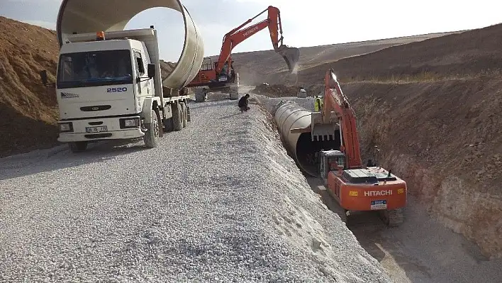 Bünyan-Sarıoğlan sulamasında çalışmalar devam ediyor