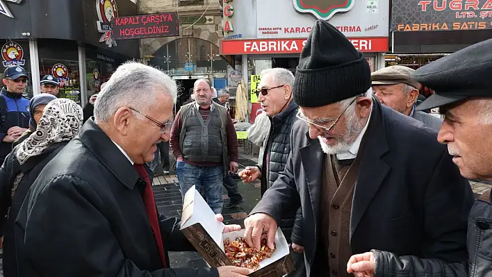 Büyükkılıç'tan, esnaf ziyareti...