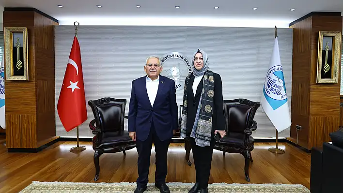 Büyükkılıç, Kayseri'nin ilk Kadın İlçe Başkanını ağırladı